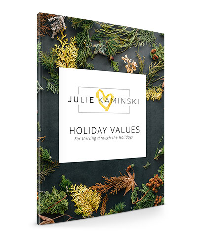 Get grounded in your holiday values with this PDF workbook