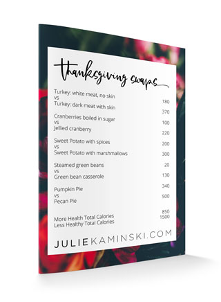 Julie Kaminski Thanksgiving Swaps 