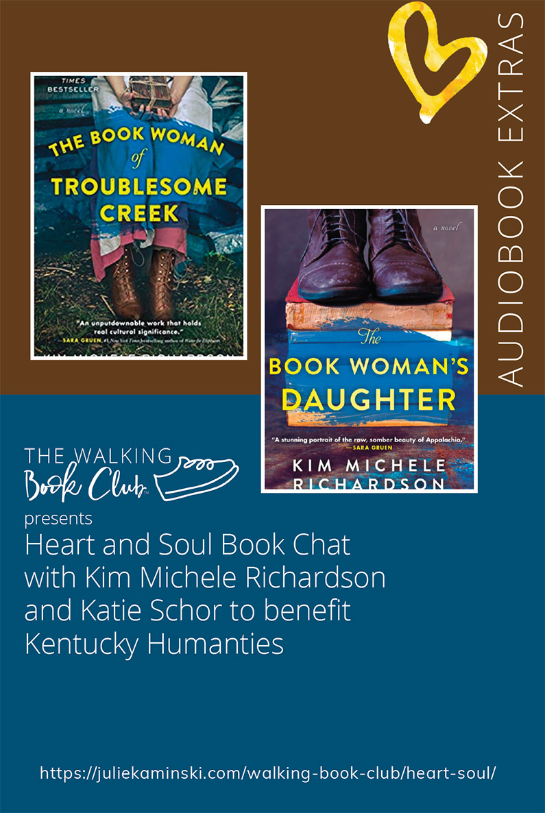 The Walking Book Club Donate to receive complimentary behind-the-scenes book extras for The Book Woman of Troublesome Creek and The Book Woman’s Daughter